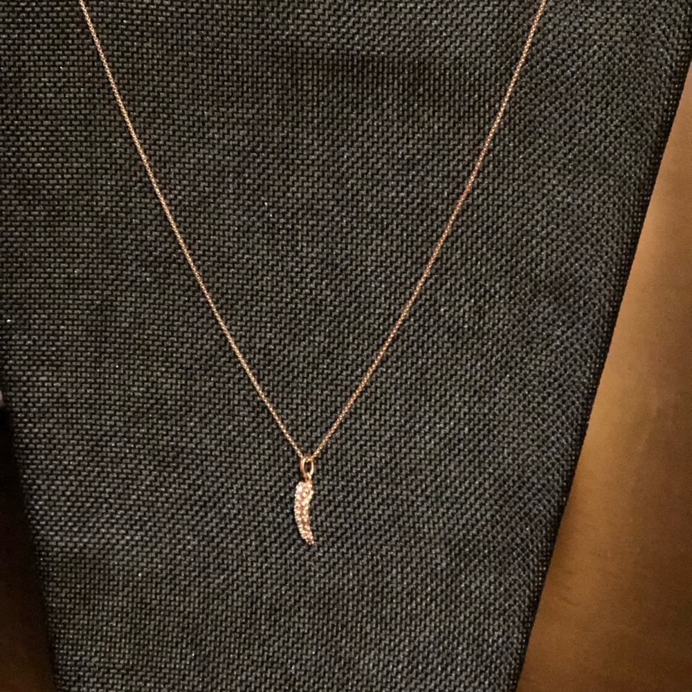 Kendra Scott Stormi rose gold necklace